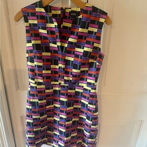 Kate Spade Saturday Multicolor Striped Dress Size 4